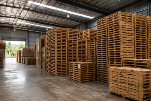 Kho pallet thành phẩm Tấn Tài AM