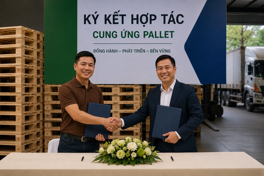Ký kết hợp tác cung ứng pallet với đối tác logistics